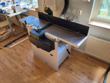 Rikt- & Planhyvel MOReTENs H410 med Gjutjärnsbord