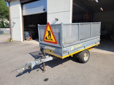 Tippkärra för ATV och traktor K-Vagnen 1600 HT3