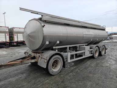 Rustfri Tank Henger, Skala, 19000L