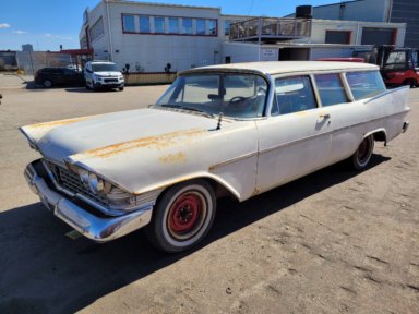 Plymouth DeLuxe Suburban 1959 – 2-dörrars Station Wagon