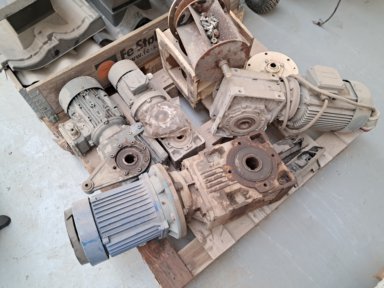 Motor Palle med diverse gearmotorer