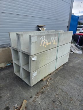 6 Kabelkanaler 400x400x2000mm
