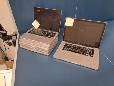 Lot m. 7 stk Apple Macbook Pro obs: defekte