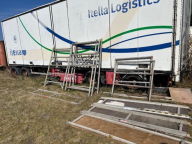 Rullställning Bredställning ca 5,2 m hög 