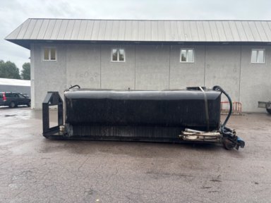 Vattentank på lastväxlarram