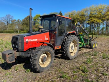  Valmet 655 GLTX 4WD / Farma skovvogn med C5,3 G2 kran