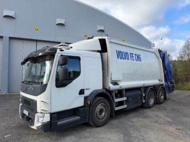 Sopbil / baklastare 2 - facks  Volvo FE 6x2 CNG