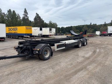 Lastväxlarsläp Hogstad med tipp.