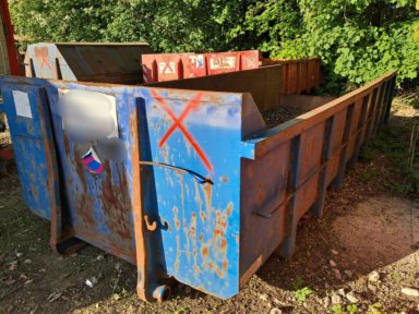 Container Blå 6m