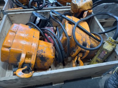 Kito elektriske kædetaljer 2 stk. på 500 kg / eletric hoists