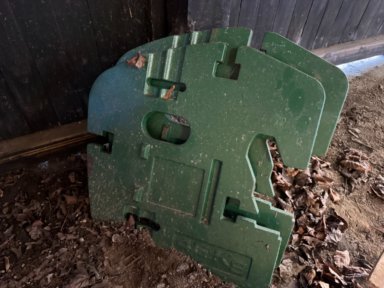 Traktor 2 x John Deere 45kg frontvægte
