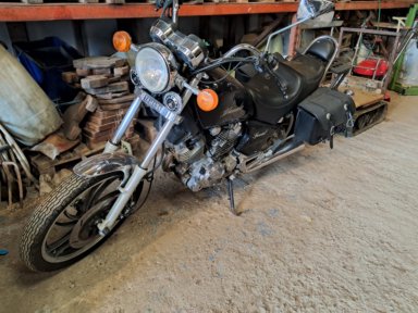 Motorcykel Yamaha XV500 Virago Special