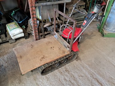 Honda HP250 motortrillebør/minidumper på bælter med tip