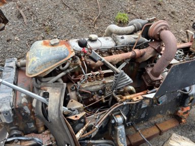 Lastbilsmotor med växellåda Volvo TD50