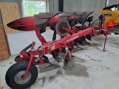 Agrolux vendeplov 4-furet vendbar plov med pakkerarm + pakker