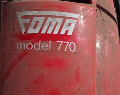  Foma 770 profesjonell høytrykkspyler 230 V – med slange og pistol