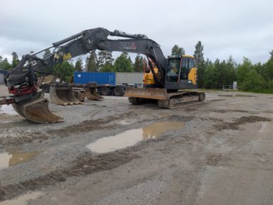 Volvo ECR235EL med grävsystem