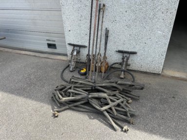 2 st Bergborr Atlas Copco med tillbehör