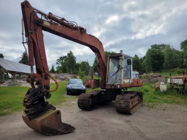 Grävmaskin Poclain  90c med tiltrotator 