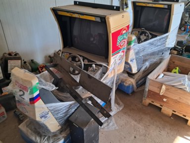 Spillemaskinesæt m. 2 Sega Rally Championship Twin sit-down