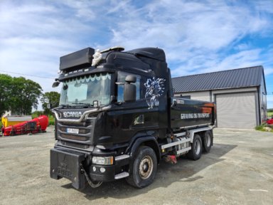 Brøyterigger SCANIA R 580 Tippbil m/bunnskjær