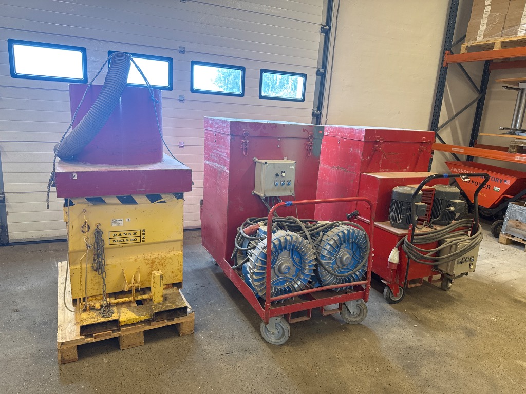 Ruwac industristøvsugere med cyklon – 3 dele i alt