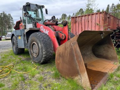 Wheel loader O&K L35.5 hjullaster | 2001 |  13 000 | BM hydraulisk hurtigfeste | 4 m³ skuff