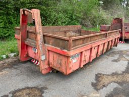 Container Bigab 12 Ton skiftelad med kroghejs.