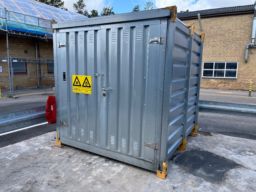 Miljøcontainer galvaniseret.