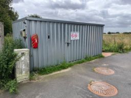 Miljøcontainer galvaniseret.