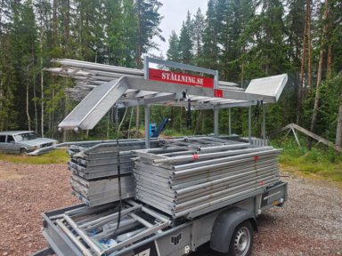 Byggställning i aluminium