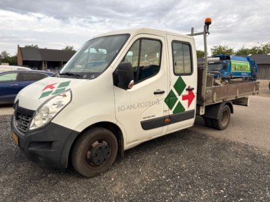 Renault Master dCi T35 mandskabsvogn med dobbeltkabine
