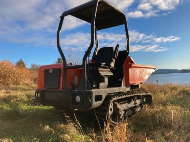 Kubota KC250HR-4 beltedumper 2015 – 1 288 timer – svingbar dumperkasse