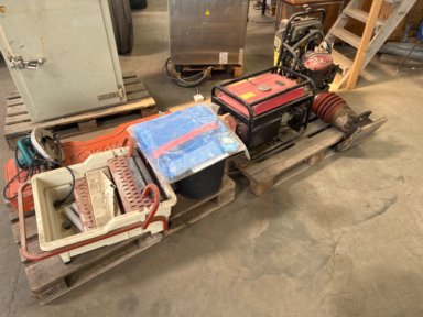 Dynapac jordloppe, generator m.m.