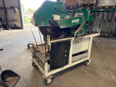 Stor elektrisk skæremaskine Ø850-Ø900mm, 400 volt. / heavy duty masonry block saw.