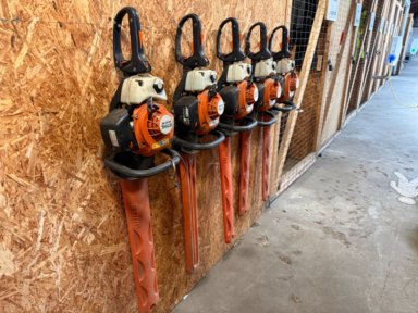 5 Stihl HS 82 RC hækklippere (benzin) / hedge trimmer