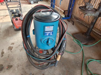 Sandblåser 40L, Korrosjonsteknikk