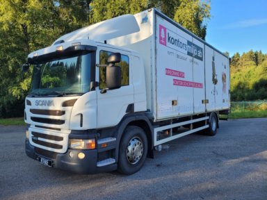 Skåpbil med öppningsbar sida SCANIA P250 4X2 Euro 6