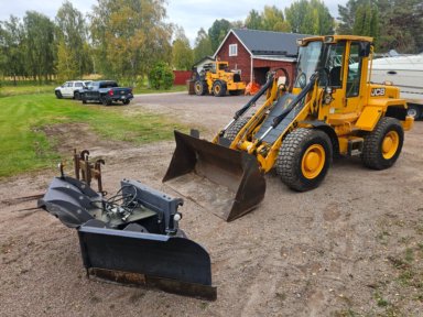 Hjullastare JCB 416S Vikplog Skopa Pallgafflar