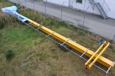 Munck 18-meter traverskran med 2,5 tonn EL-talje/vinsj    