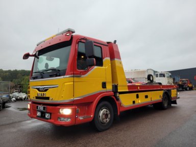 Bärgningsbil flakbärgare MAN TGL 250 4x2