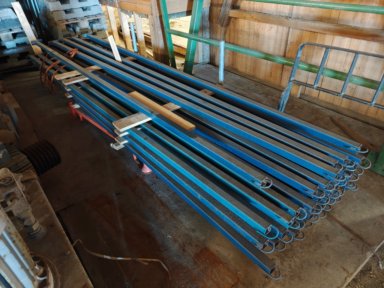 38stk 403cm lange stålben