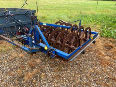 DALBO 130x80/80 cm Double Ring Packer / Dubbelringvält / Dobbelringpakker /Doppelringwalze / Jordpakker