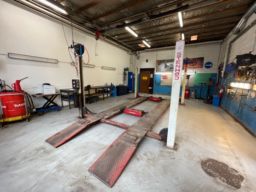 Stenhøj 4 Ton 4-søjlet autolift.