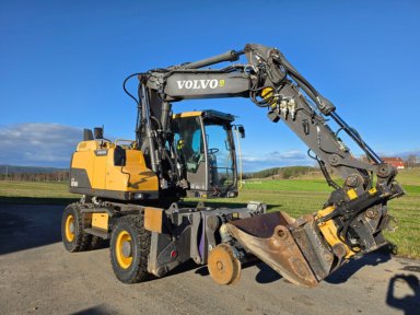 Volvo EW140D – 2015 – Rail hjulgraver – 3 515 timer - god stand
