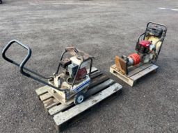 Pladevibrator Tremix  MV 140 og  Jordstamper Dynapac  LT 6000