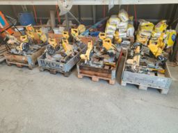 Dewalt  Kappsag, 2 paller, 8stk sager. Nr 3 og 4