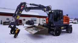 Grävmaskin Atlas 165 WSR Rail Swedish Edition