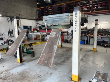 Autolift Intertech 437 4-søjlet+2 donkrafte 2 ton.