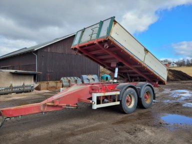 Släpvagn Tippsläp tippkärra med lämmar,  parabel  NOR.SLEP PHV-18T 